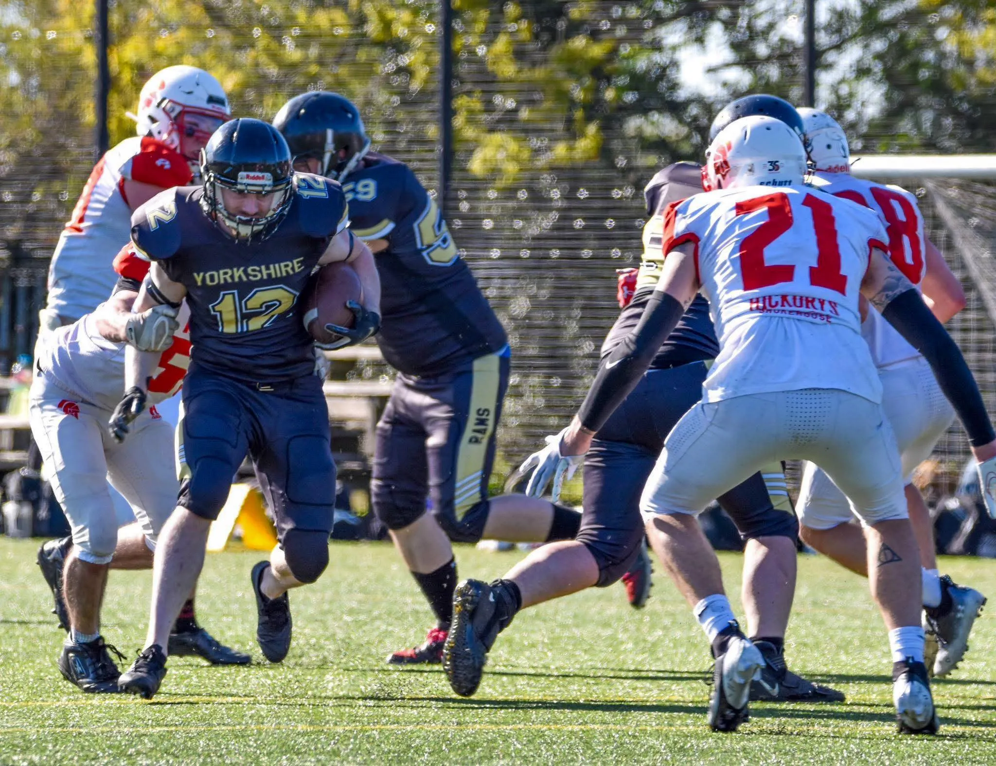 Elliot Jackson against the Chester Romans on the road